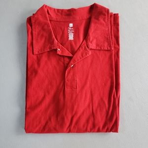 Mens XL 100% cotton collared short sleeve shirt